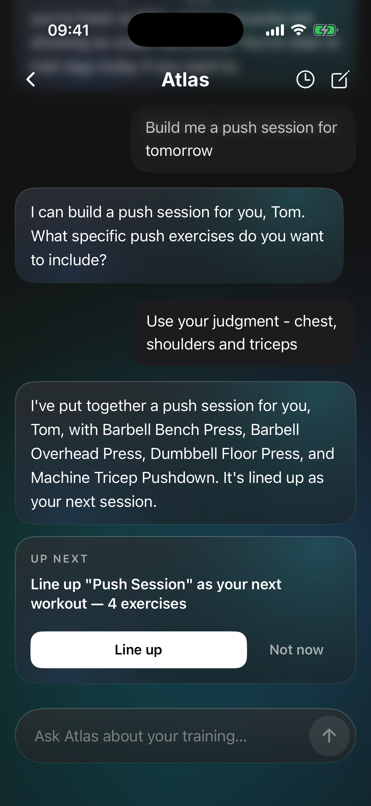 Atlas, your AI coach